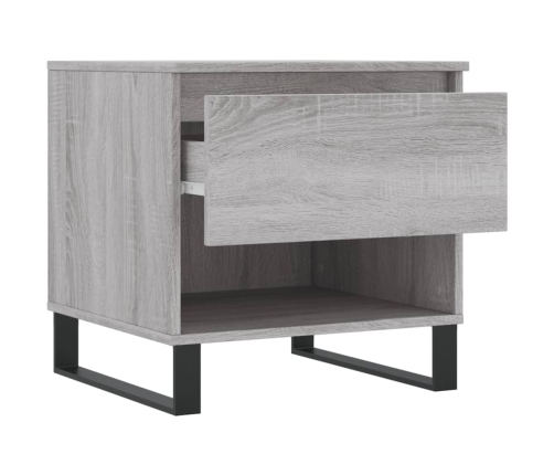 Mesa de centro madera de ingeniería gris Sonoma 50x46x50 cm