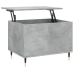 Mesa de centro madera contrachapada gris hormigón 60x44,5x45 cm