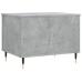 Mesa de centro madera contrachapada gris hormigón 60x44,5x45 cm