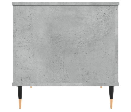 Mesa de centro madera contrachapada gris hormigón 60x44,5x45 cm