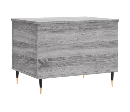 Mesa de centro madera contrachapada gris Sonoma 60x44,5x45 cm