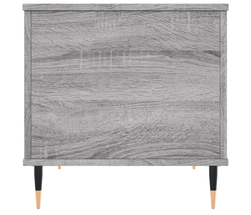 Mesa de centro madera contrachapada gris Sonoma 60x44,5x45 cm