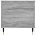 Mesa de centro madera contrachapada gris Sonoma 60x44,5x45 cm