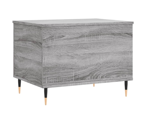 Mesa de centro madera contrachapada gris Sonoma 60x44,5x45 cm