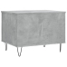 Mesa de centro madera contrachapada gris hormigón 60x44,5x45 cm