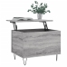 Mesa de centro madera contrachapada gris Sonoma 60x44,5x45 cm