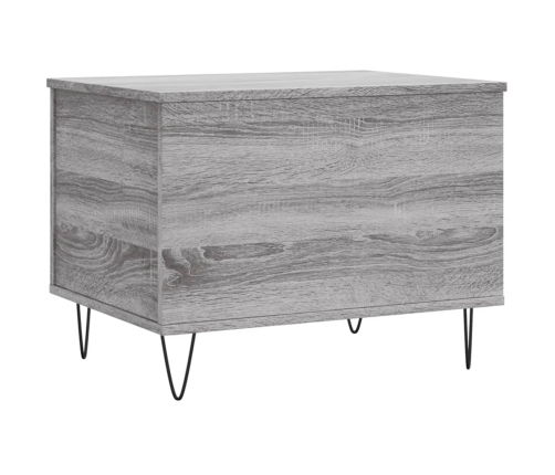 Mesa de centro madera contrachapada gris Sonoma 60x44,5x45 cm