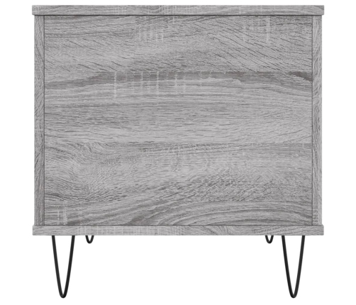 Mesa de centro madera contrachapada gris Sonoma 60x44,5x45 cm