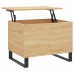 Mesa de centro madera contrachapada roble Sonoma 60x44,5x45 cm