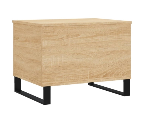 Mesa de centro madera contrachapada roble Sonoma 60x44,5x45 cm