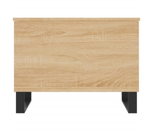 Mesa de centro madera contrachapada roble Sonoma 60x44,5x45 cm