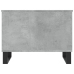 Mesa de centro madera contrachapada gris hormigón 60x44,5x45 cm