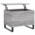 Mesa de centro madera contrachapada gris Sonoma 60x44,5x45 cm