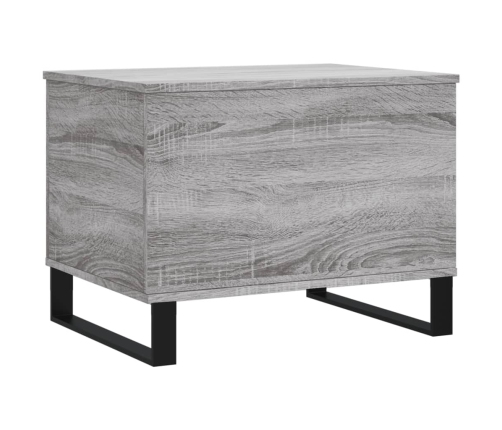 Mesa de centro madera contrachapada gris Sonoma 60x44,5x45 cm