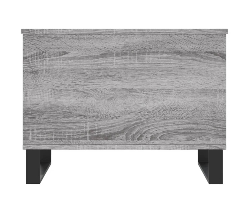 Mesa de centro madera contrachapada gris Sonoma 60x44,5x45 cm