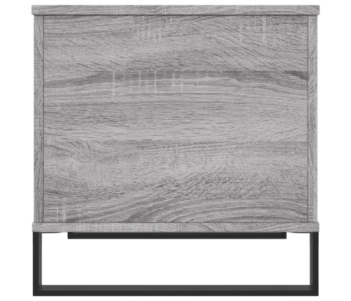 Mesa de centro madera contrachapada gris Sonoma 60x44,5x45 cm