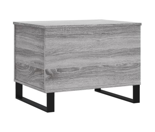 Mesa de centro madera contrachapada gris Sonoma 60x44,5x45 cm