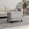 Mesa de centro madera contrachapada gris Sonoma 60x44,5x45 cm