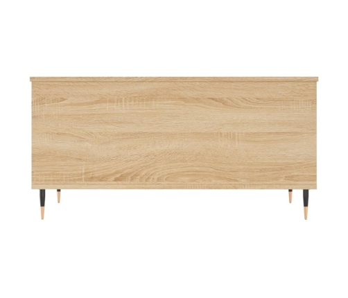 Mesa de centro madera contrachapada roble Sonoma 90x44,5x45 cm