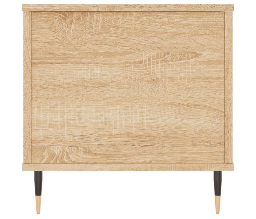 Mesa de centro madera contrachapada roble Sonoma 90x44,5x45 cm