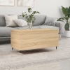 Mesa de centro madera contrachapada roble Sonoma 90x44,5x45 cm