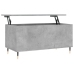 vidaXL Mesa de centro madera contrachapada gris hormigón 90x44,5x45 cm