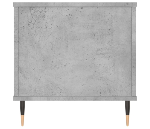 vidaXL Mesa de centro madera contrachapada gris hormigón 90x44,5x45 cm