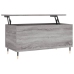 Mesa de centro madera contrachapada gris Sonoma 90x44,5x45 cm