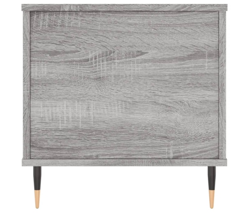 Mesa de centro madera contrachapada gris Sonoma 90x44,5x45 cm