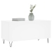 Mesa de centro madera contrachapada blanco 90x44,5x45 cm