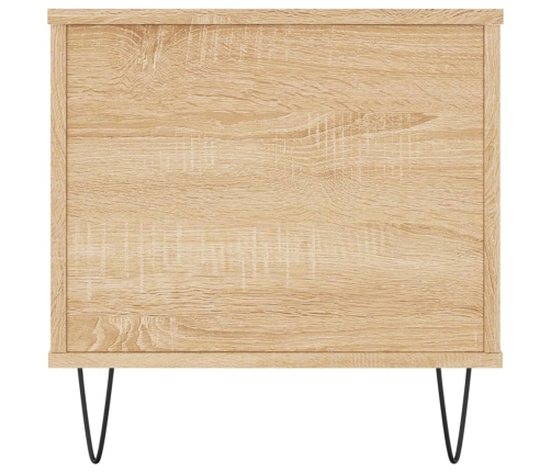 Mesa de centro madera contrachapada roble Sonoma 90x44,5x45 cm