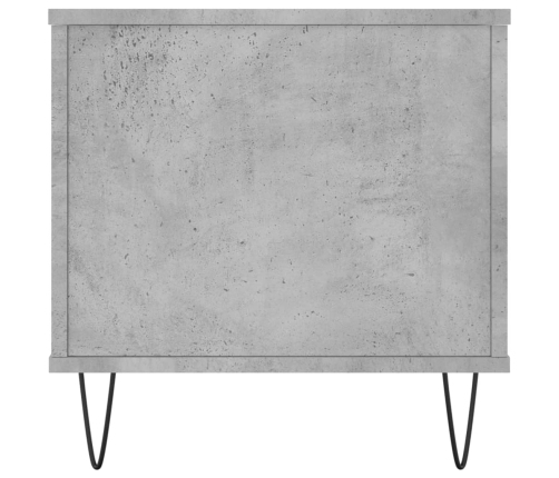 Mesa de centro madera contrachapada gris hormigón 90x44,5x45 cm