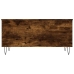 vidaXL Mesa de centro madera contrachapada roble ahumado 90x44,5x45 cm