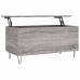 Mesa de centro madera contrachapada gris Sonoma 90x44,5x45 cm