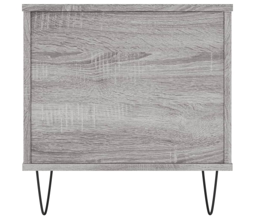 Mesa de centro madera contrachapada gris Sonoma 90x44,5x45 cm