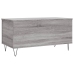 Mesa de centro madera contrachapada gris Sonoma 90x44,5x45 cm