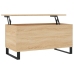 Mesa de centro madera contrachapada roble Sonoma 90x44,5x45 cm