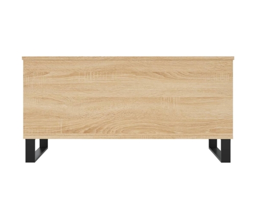 Mesa de centro madera contrachapada roble Sonoma 90x44,5x45 cm