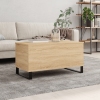 Mesa de centro madera contrachapada roble Sonoma 90x44,5x45 cm