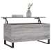 Mesa de centro madera contrachapada gris Sonoma 90x44,5x45 cm