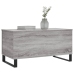 Mesa de centro madera contrachapada gris Sonoma 90x44,5x45 cm