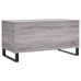 Mesa de centro madera contrachapada gris Sonoma 90x44,5x45 cm