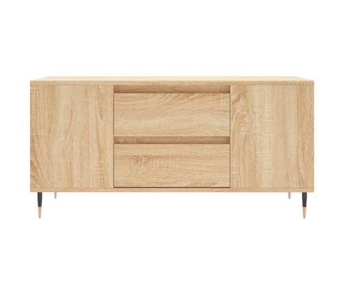 vidaXL Mesa de centro madera de ingeniería roble Sonoma 102x44,5x50 cm