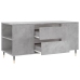 Mesa de centro madera ingeniería gris hormigón 102x44,5x50 cm