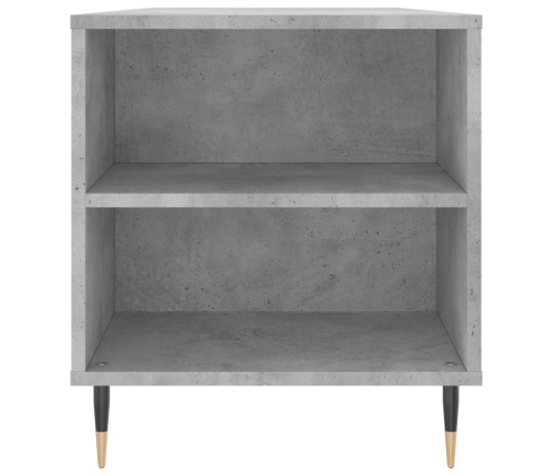 Mesa de centro madera ingeniería gris hormigón 102x44,5x50 cm