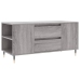 vidaXL Mesa de centro madera de ingeniería gris Sonoma 102x44,5x50 cm