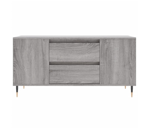 vidaXL Mesa de centro madera de ingeniería gris Sonoma 102x44,5x50 cm