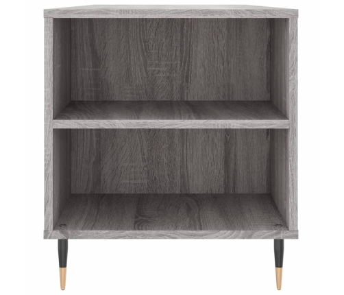 vidaXL Mesa de centro madera de ingeniería gris Sonoma 102x44,5x50 cm