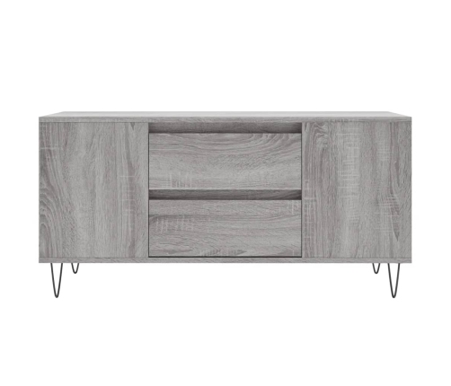 Mesa de centro madera de ingeniería gris Sonoma 102x44,5x50 cm