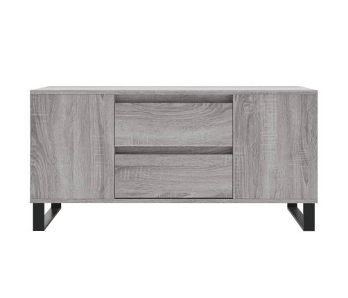 Mesa de centro madera de ingeniería gris Sonoma 102x44,5x50 cm